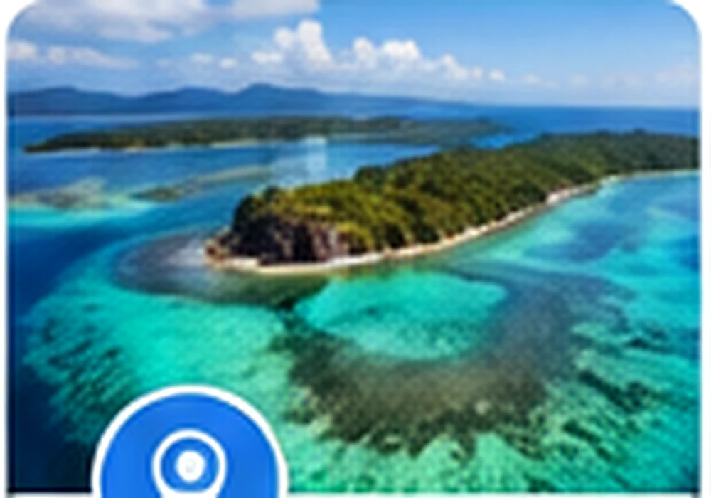 Pulau tropis dan perairan jernih Indonesia
